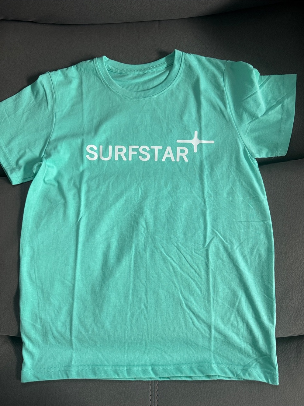 Unisex Mint Green Logo Short-Sleeve Tee